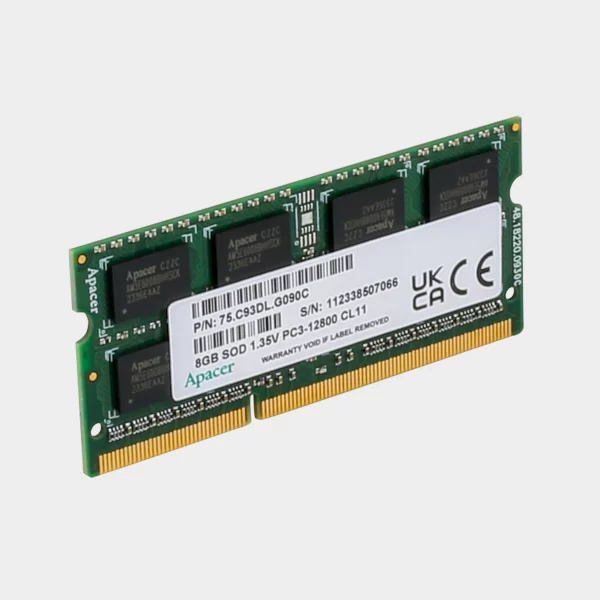 Apacer - Apacer 8GB DDR3 1600Mhz SODimm Laptop RAM - Image 2