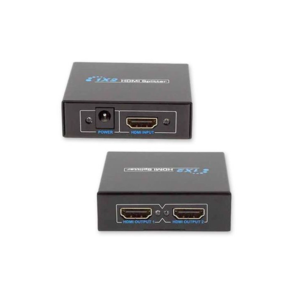 hdmi splitter 1 in 2 out 4k x 2k ultra hd, 3d & full hd 1080p adapter