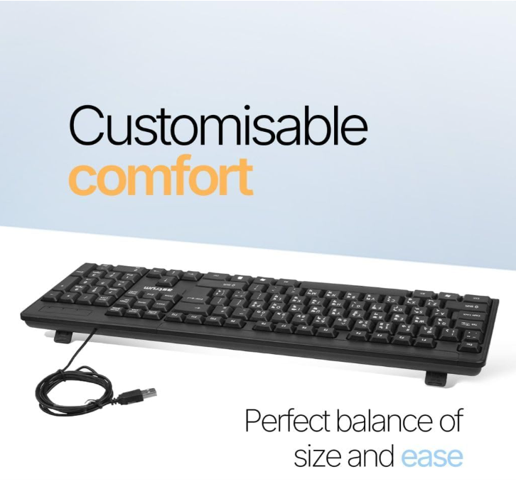 astrum wired, full size spill resistant keyboard – kb080 astrum wired, full size spill resistant keyboard – kb080